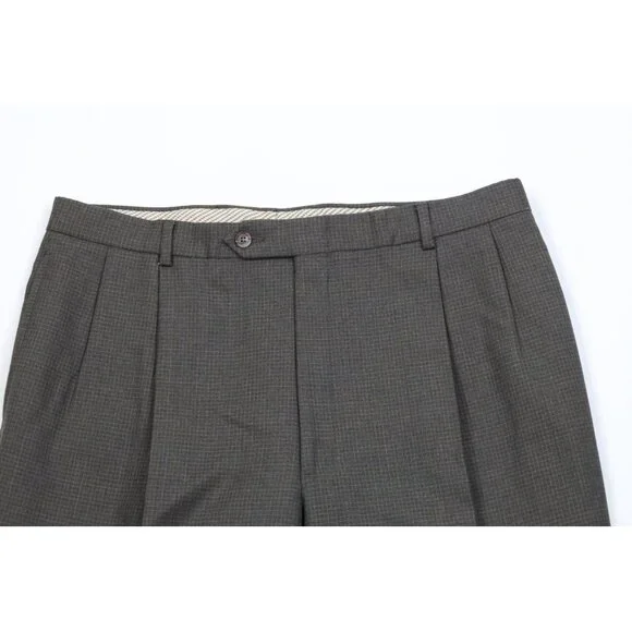 Vintage 90s Streetwear Mens 34x30 Distressed Wool Knit Wide Leg Chino Pants